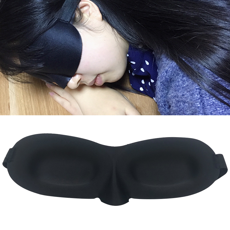 Masque pour les yeux 3D, aide au repos de voyage, Patch de couverture pour les yeux, masque de sommeil doux rembourré, bandeau pour les yeux, masseur relaxant