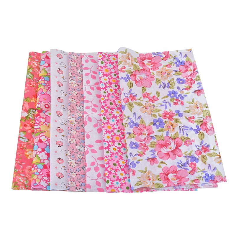 25*25cm Mixed Printing Cotton Fabric Printed Cloth Sewing Quilting Fabrics For Patchwork Sewing Materials Quilting DIY Clothes: D