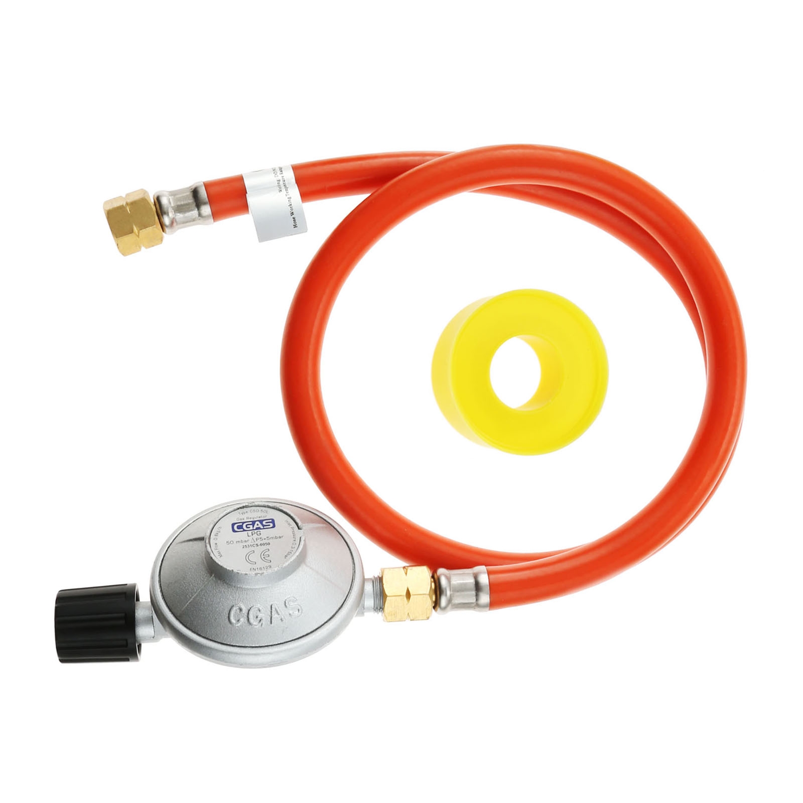 Camping Kachel Grills 1LB Propaan Fles & Kleine Butaan Cansiter Verstelbare Regulator 50Mbar Met Slang 31.5 "Lange G1/4" Links Draad