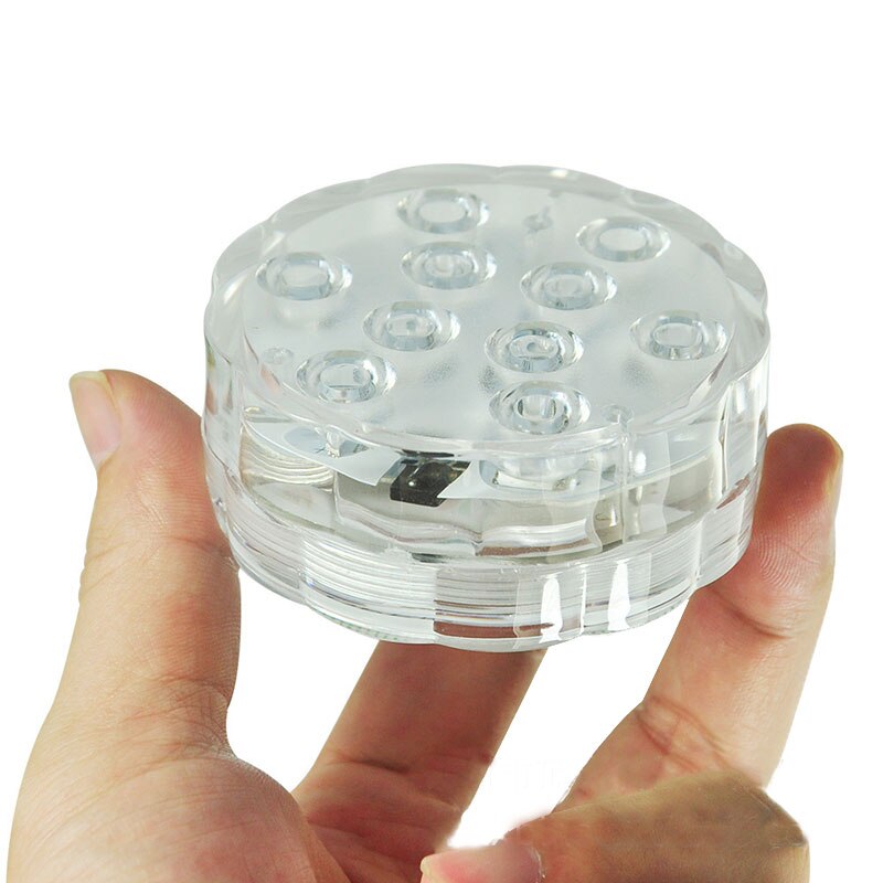 Mini ufo-ljus dränkbar led akvariebelysning rgb fjärrkontroll vattentät led-lampa för akvarium och dekoration av hus