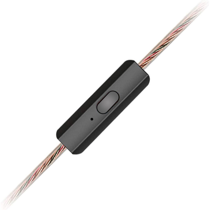 3,5 mm bedrade hoofdtelefoon In-ear hoofdtelefoon Bedrade oortelefoon met microfoon Bass Stereo oordopjes Sportheadset