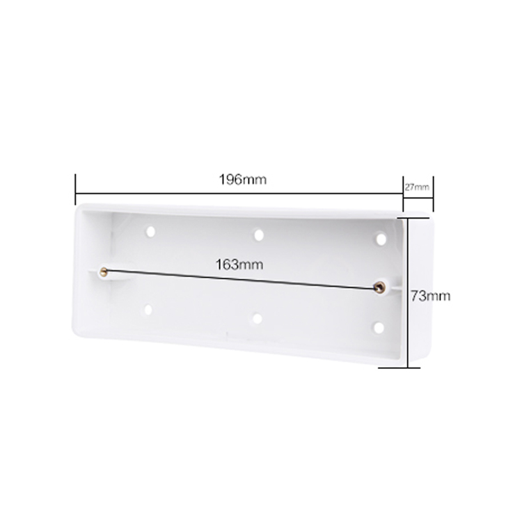 118 Type US AU Standard Universal Bottom Box Wall Housing Light Switch Socket Mounting Box Inner Cassette Junction Box: 196mm