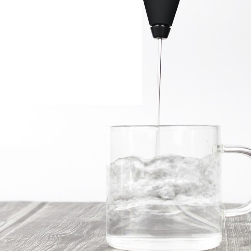 Rechargeable Handheld Milk Frother with 2 Stainless Whisks 3-Speed Adjustable &Art Stencils Perfect for Coffee/Egg Mix