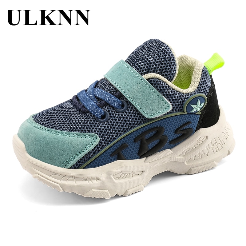 Ulknn baby walking funktionella skor barn småbarn skor baby 1-2-3 år gammal pojke lätt enkel nät mjuk botten unisex