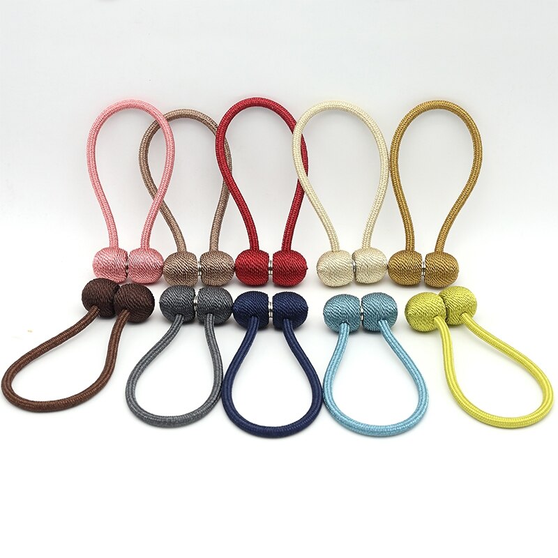 1pc magnetische gordijnbinders, haak, gesp, clip, gordijnbinder, polyester, decoratief woonaccessoire