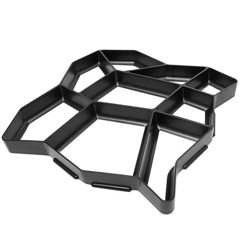 Manually Paving DIY Brick Plastic Path Maker Mold Reusable Concrete Cement Stone Paver Walk Mould For Park Garden