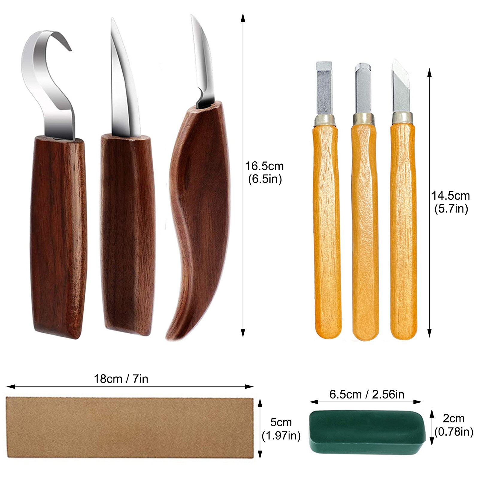Wood Carving Knife Set Wood Chisel Sharp-edged Engraving Wood Cutter For DIY Household Woodworking Crafts Carving Tools
