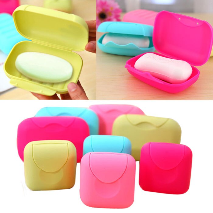 estuche para plato de baño, ducha casera, viaje, senderismo, contenedor, caja de jabón, , caja de jabón de plástico , dispensador, jabonera