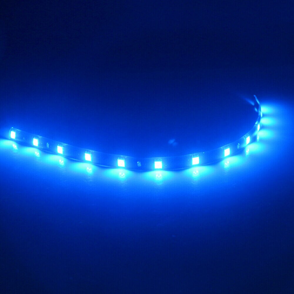 30Cm Motor Led Strip Smd Underbody Decoratieve Strip Licht Voor Auto Motorfiets Mooie Decoratieve Zachte Verlichting 5050 Led: Blauw