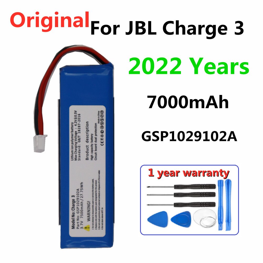 2022 Speaker Original Battery For JBL Charge 3 2+ 2 Plus Flip 3 4 5 Pulse Xtreme 2 3 For Harman Kardon Go Play Onyx Battery: Charge 3