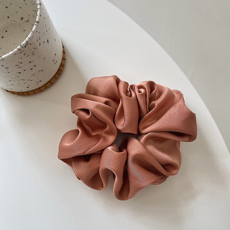 Black White Hair Scrunchies Simple Hair Band Women Girls Ponytail Holder Hair Rubber Bands Hair Ties Hair Accessories: C5