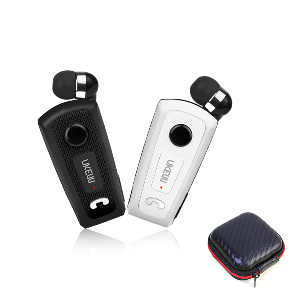 Finebluenew UK-E20 Draagbare Zakelijke Draadloze Bluetooth Headset Telescopische Type Oortelefoon Met Microfoon Headset Oproep Trillingen