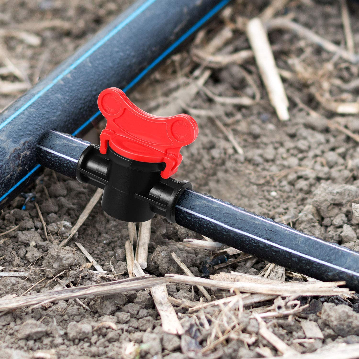 1/2" 3/4" Barb Water Control Valve Garden Drip Switch Valve Garden Hose Fittings Internal And External Thread Barb Ball Valve