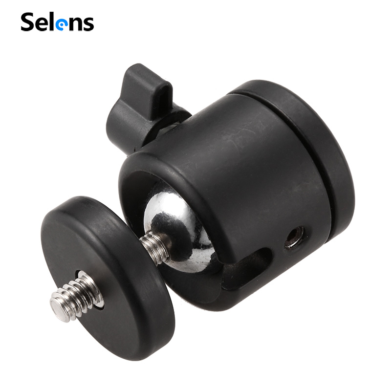 Selens Mini Ball Head 1/4" Mount for Camera Tripod ballhead for Nikon Canon DSLR Camera Dsr Mount Stand for camera tripod