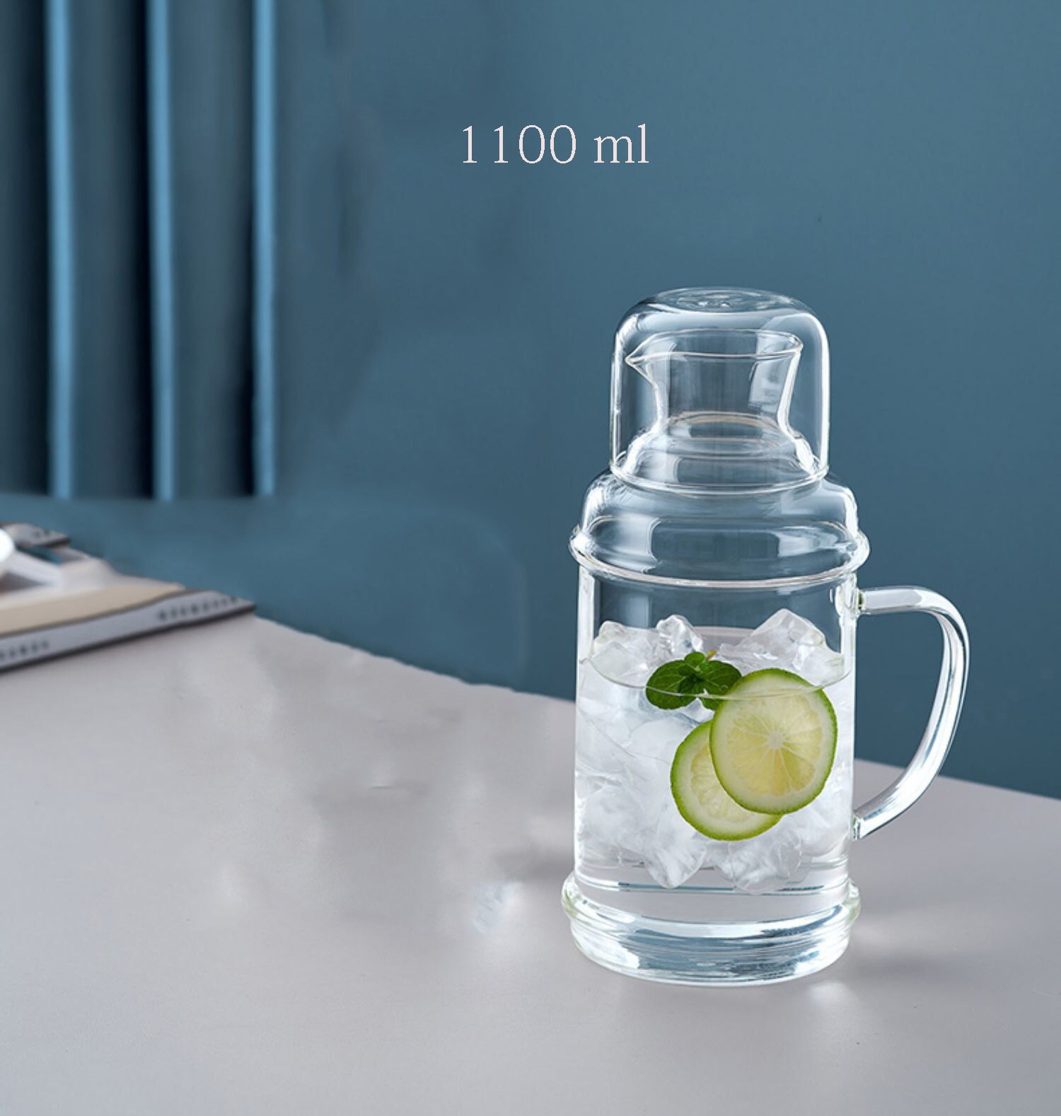 retro glasscold wasserkocher Bunte transparent große-kapazität Wärme-beständig glas wasserkocher Kann beheizt werden Haushalt täglichen bedarfs: 1