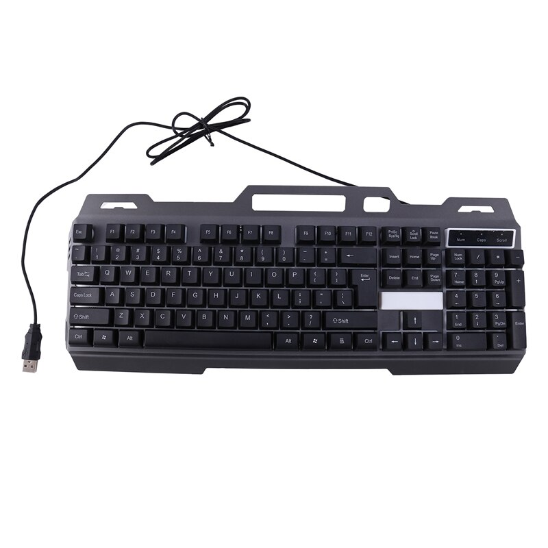 Mechanical Keyboard and Mouse Set, Wired Backlit Gaming Keyboard and Mouse Set, Suitable for Gamers
