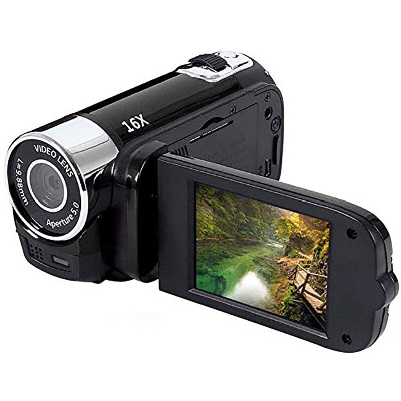 Vlog Camera Recorder Video Camera Camcorder 16X Digital Zoom LCD Flip Screen.