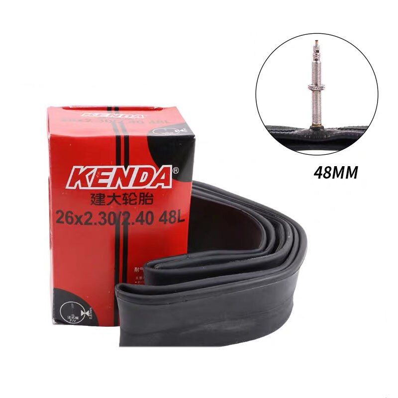 KENDA MTB 26 inch Tube 26×1.95/2.125 2.3/2.4 26 Bike Inner Tube: 26x1.9-2.125C FV 48