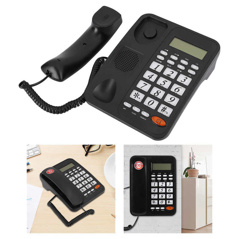 KX-T8005CID Desktop Corded Landline Telephone with Speakerphone and Caller ID for Home Office telefono fijo