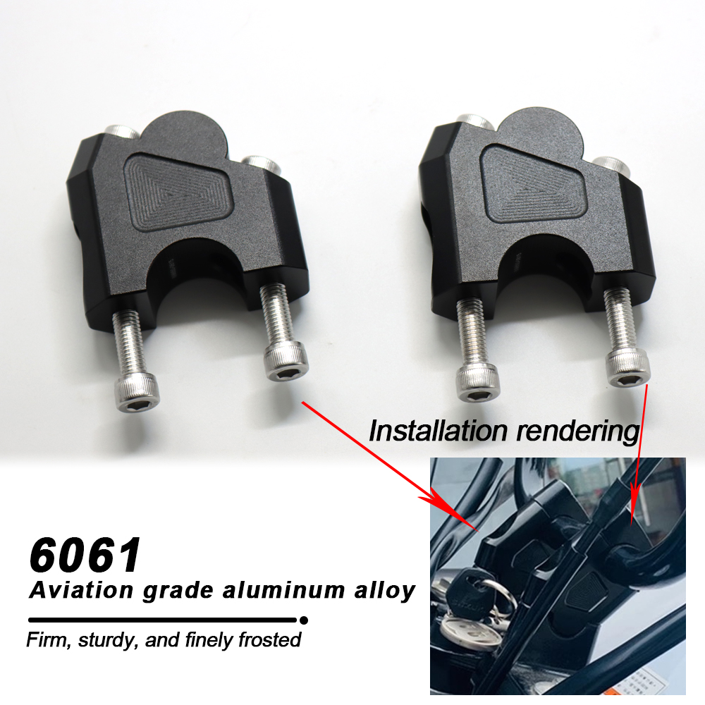 Motorrad Lenker Riser Bar Montieren Griff Erhöhung Clamp Pit Motorrad Zubehör Für QJ Motor SRT 900 SX 900 sx 900SX