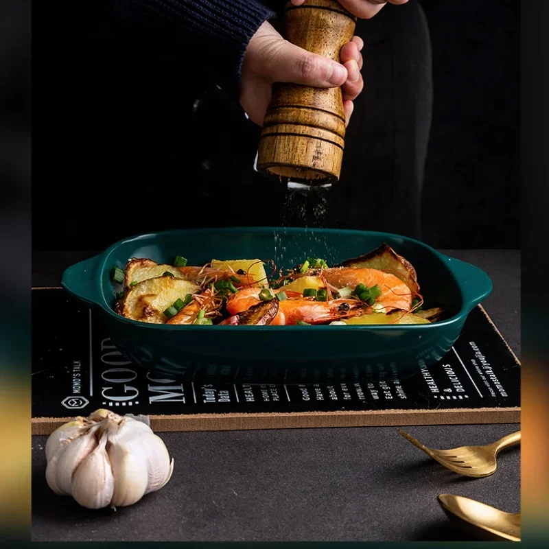 JXPAN-Ustensiles de cuisine en porcelaine, accessoires de cuisson, pour four, poêles en céramique, bar