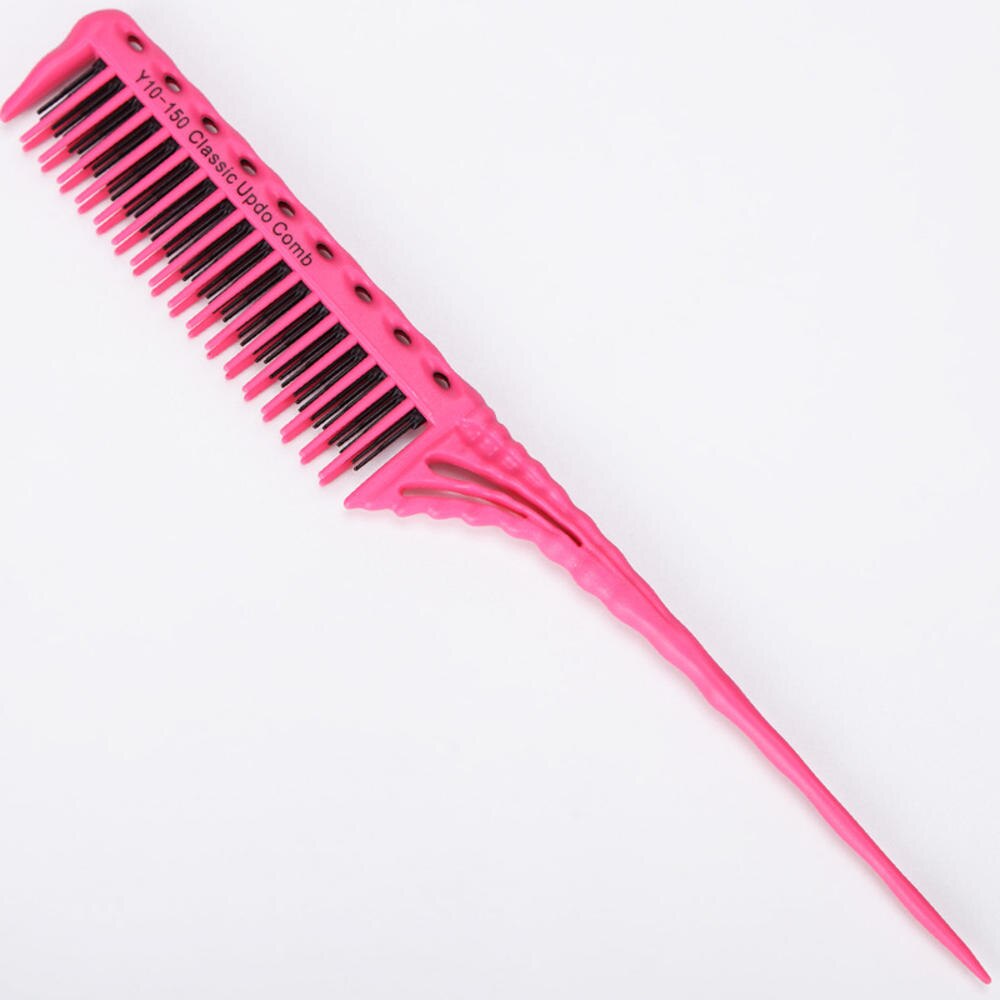Highlighting Hair Comb ABS Weaving Highlighting Foiling Hair Comb for Salon Dyeing Tail Combs Brush Separate Parting For Hair