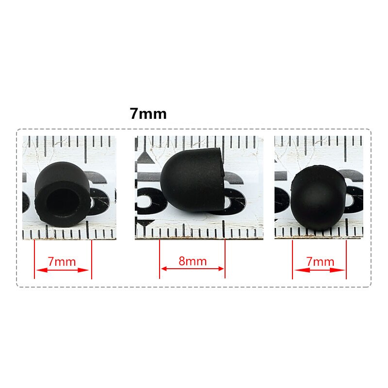 50 stk multifunktionelt berøringshoved berøringspen touch gadget kapacitiv pen nul kontakt nøglering kuglepen tilbehør: 7.0 sorte