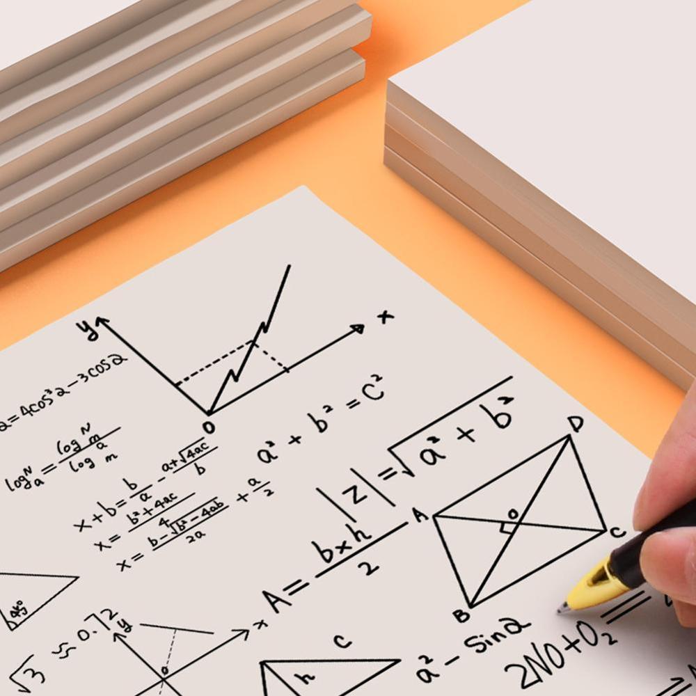 A4 Notebook Blank Inner Page Graffiti Draft Sketchbook Beige 40 For Sketching Thickened Note Painting Paper Pages L7Z0