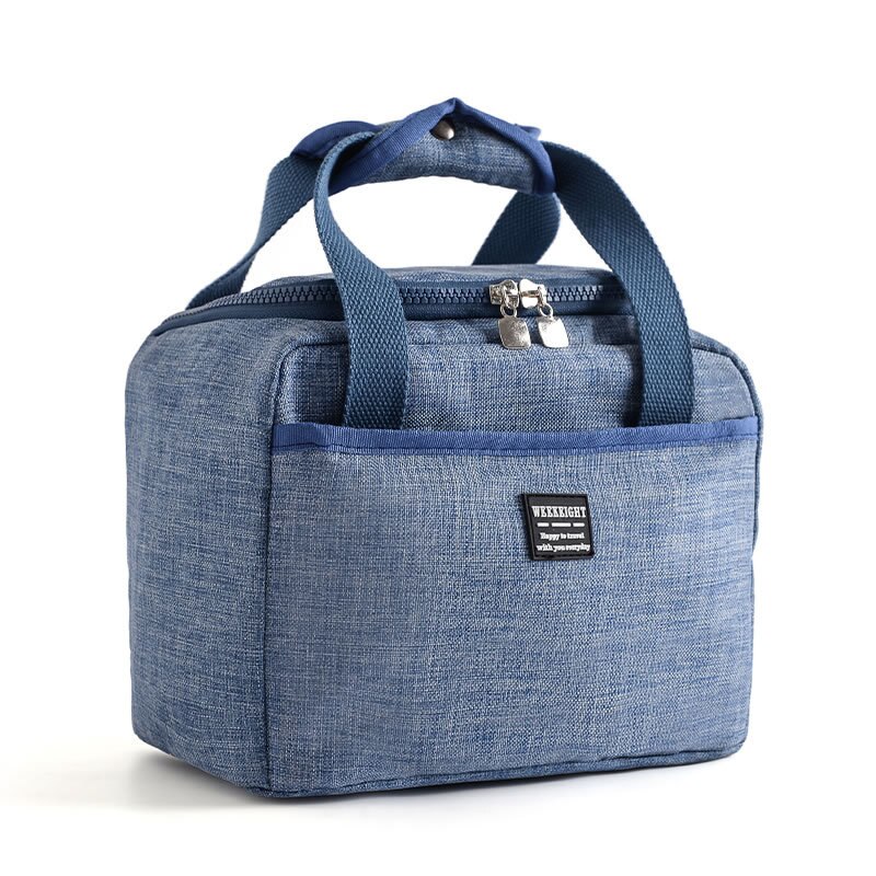 Lunch Zakken Voor Werk Geïsoleerde Lunch Tas Voor Vrouwen Kinderen Koeltas Thermische Zak Draagbare Lunchbox Ice Pack Tote voedsel Picknickzakken: blue