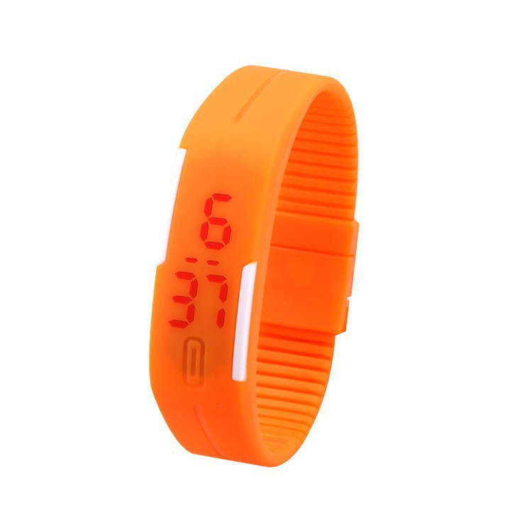 Led digital sport børne ur slik farve børn børn ure fødselsdag til drenge piger ur gummi led børn ure