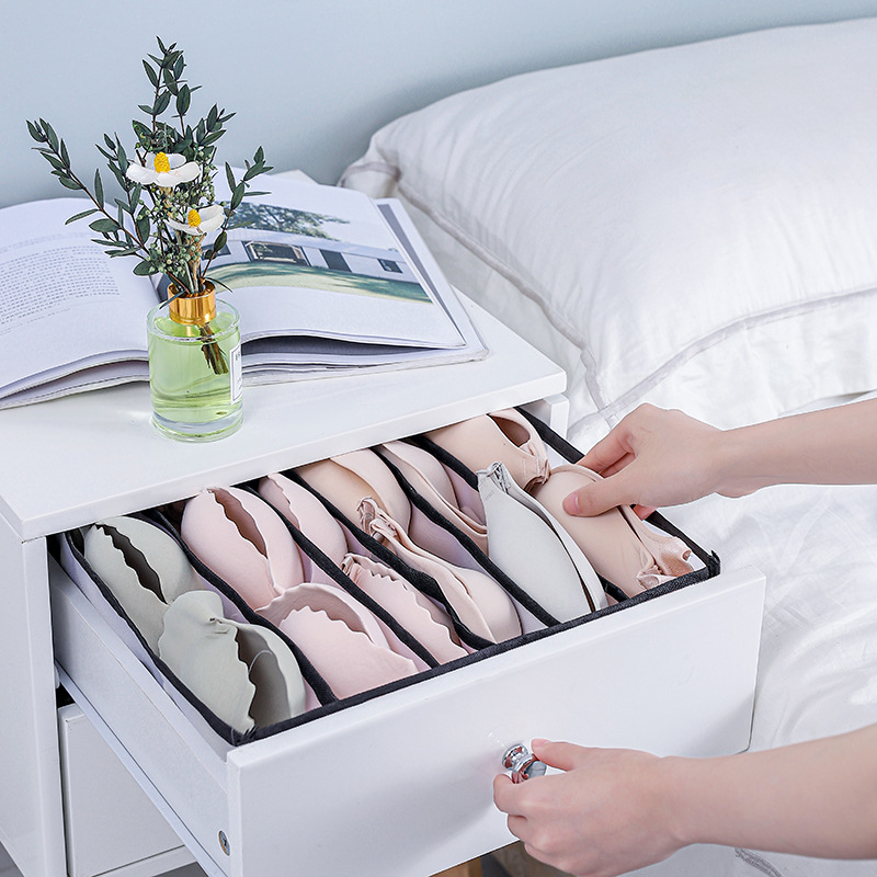Sous-vêtements boîte de rangement Placard Organisateur Pliable Sous-Vêtements Organisateurs de Stockage de chaussettes Diviseurs Tiroir Organisateur Garde-Robe organisateur