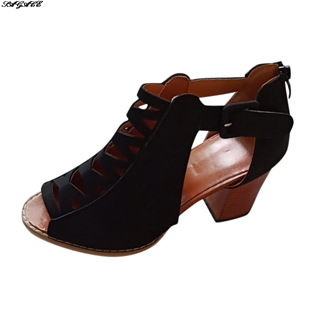 SAGSCE – sandales à talons hauts pour femmes, chaussures à la , respirantes, antidérapantes, décontractées, pour l'extérieur, pour la plage, nouveauté