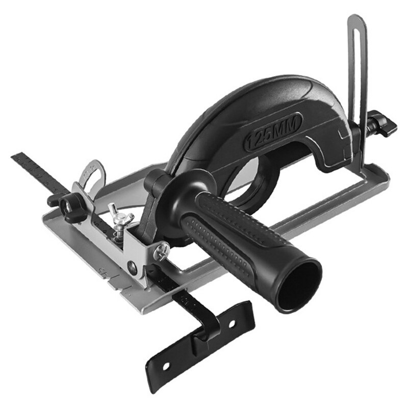 45° Adjustable Cutting Depth Positioning Bracket Angle Grinder Retrofit Cutting Machine Slotting Base For100-125MM Angle Grinder: Default Title