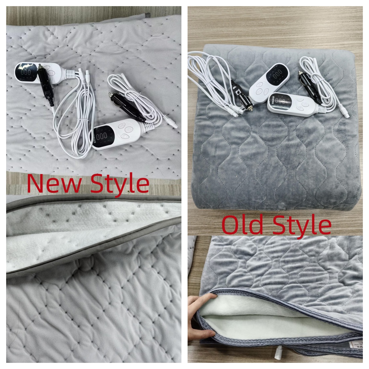 Coperte riscaldanti elettriche per auto 12V per camion da campeggio Veicoli fuoristrada Cuscinetti riscaldanti 120cmx150cm 70x180cm Riscaldatore per sedili per l'inverno