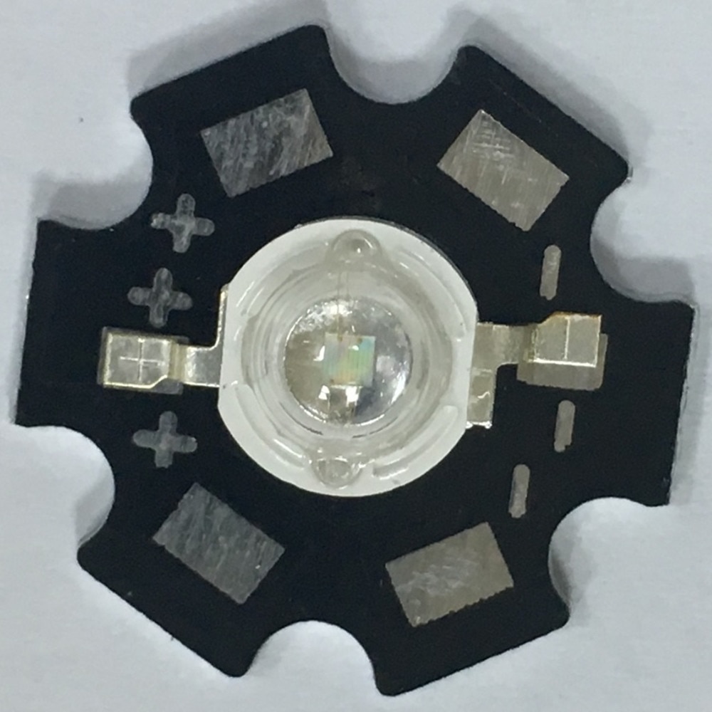 10PCS High power UV LED 3W Vertical luminous violet 365NM 370NM 380NM 385NM lighting light LED BULB 20MM aluminum plate