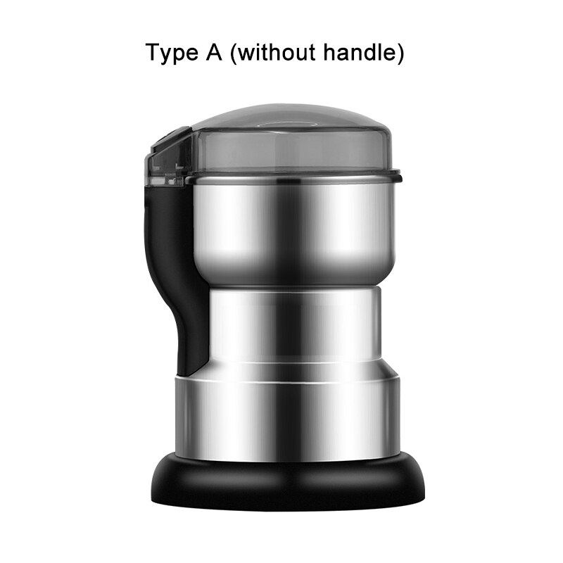 Electric Coffee Grinder Food Spices Cereal Nut Bean Grain Grinding Machine Multifunction Home Coffe Grinders: stainless steel 1
