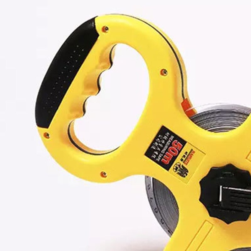 Measuring Tape Tape Measure Plastic Yellow With Ergonomic Handle Metric Clear Scale Measuring Tool 30/50 Meters