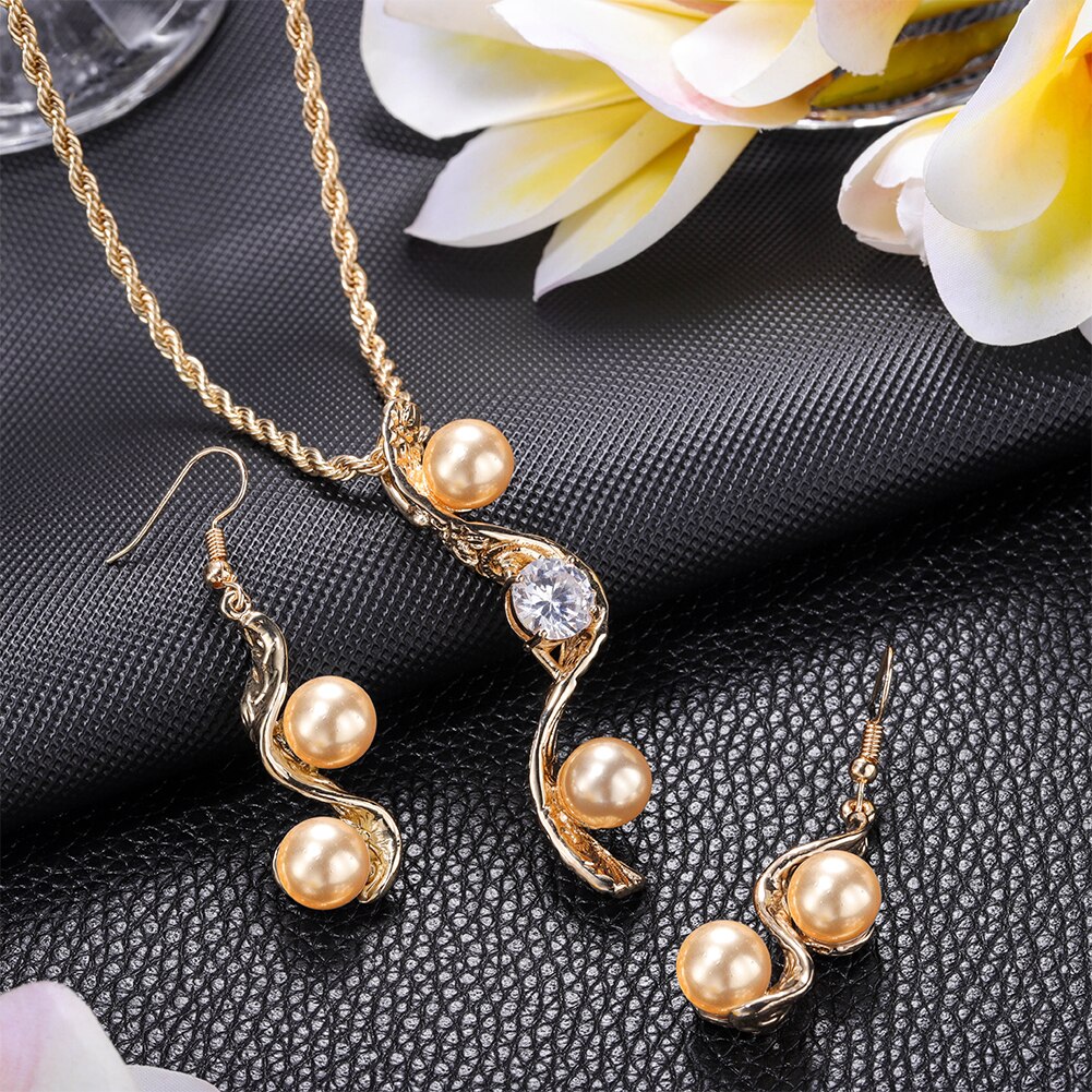 Cring Coco Female Samoan Necklace Set Woman 2 Pieces Polynesian Earrings Sets 2022 Trend Wedding Accessories Jewelry Sets: ZH0756GOYE
