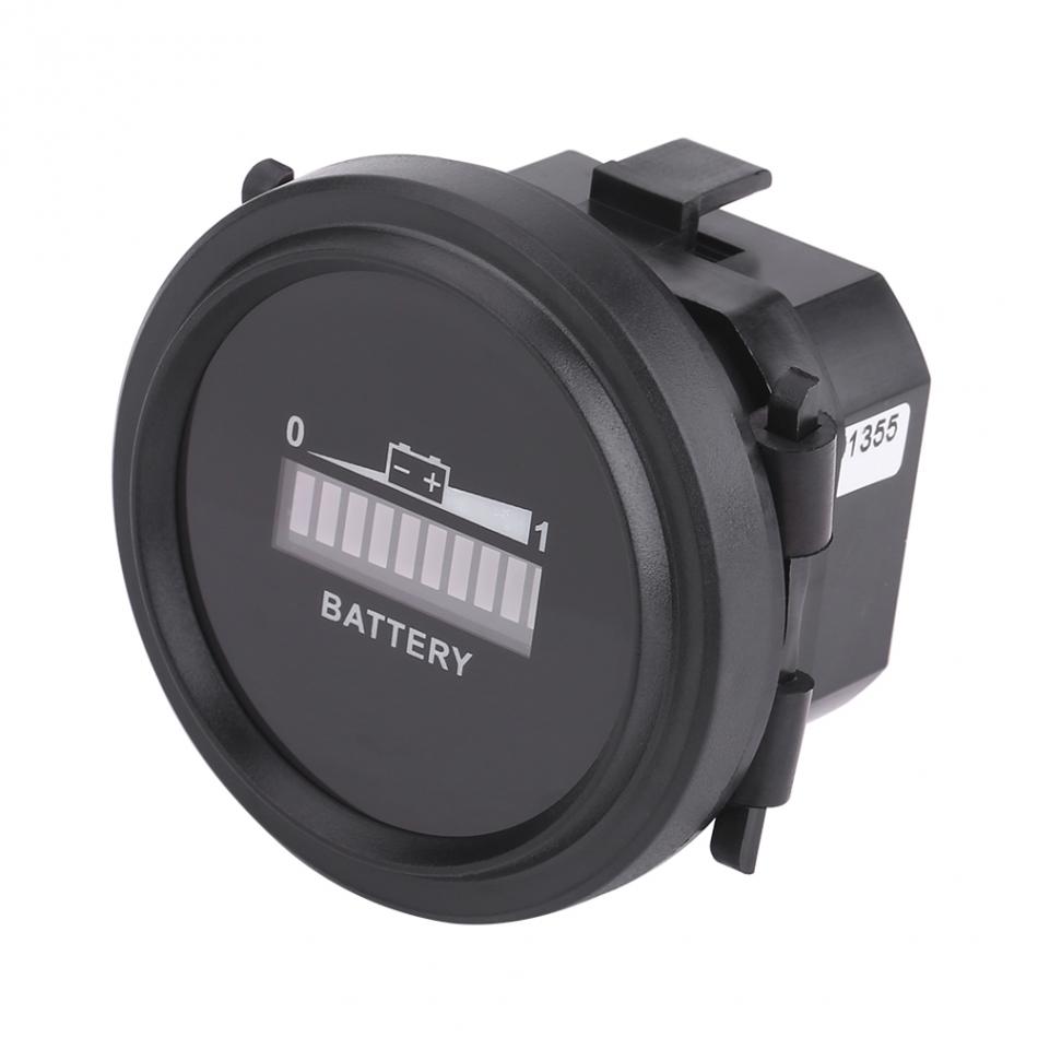 Indicador de batería medidor 12 V/24 V/36 V/48 V/72 V LED indicador Digital de batería medidor indicador para carrito de Golf estilo de coche