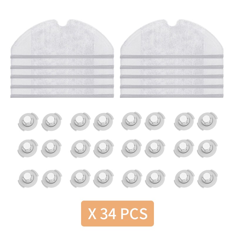 Filtros de tanque de agua para mopa, accesorios, para Xiaomi Roborock S50, S51, S55, S6, S5