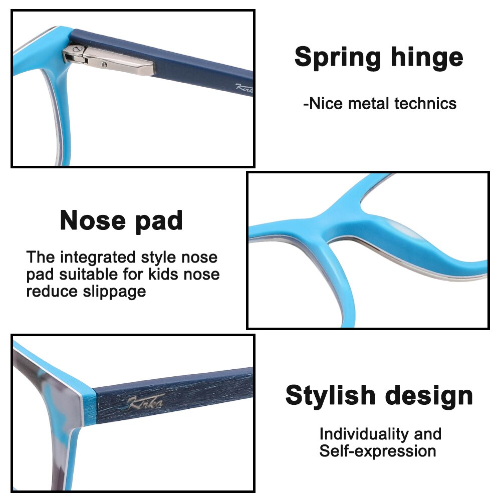 COOL KIDS Eyeglass Frame for Child Optical Glass Frame Boy Girl Anti-blue Spectacles Frame Kids Prescription Glasses Frames