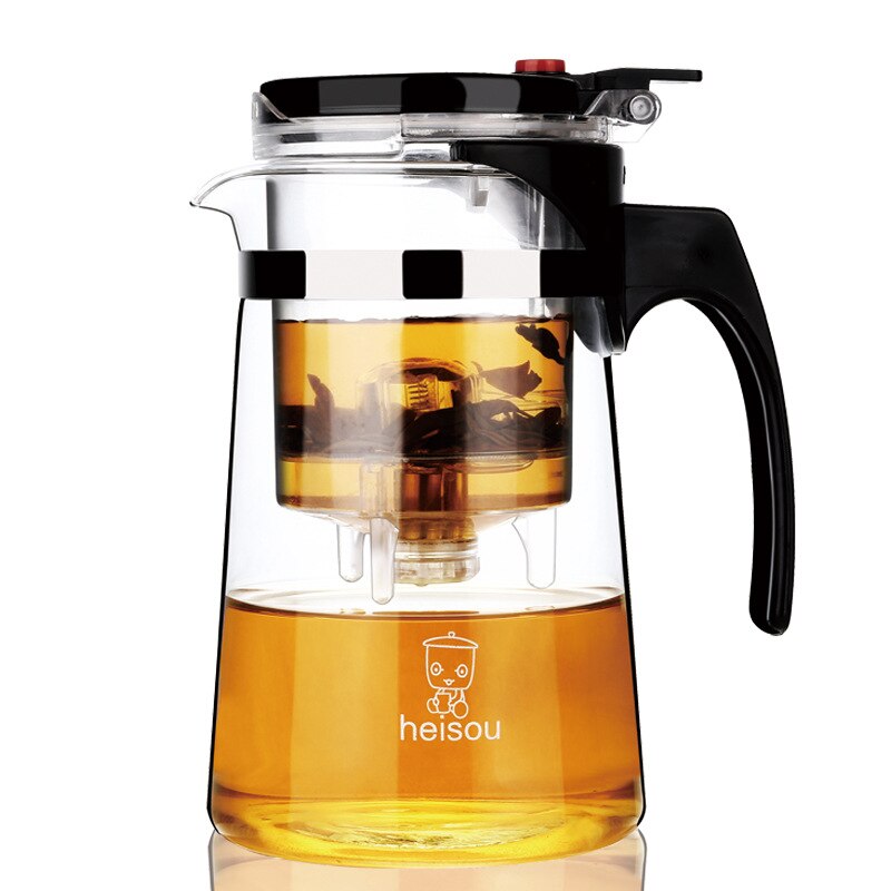 TUUTH 750 ml Wärme Beständig Glas Teekanne Chinesischen kung fu Tee-einstellen Puer Wasserkocher Kaffee Tee Infuser Bequem Büro Tee topf