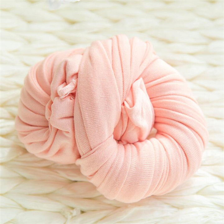 Ylsteed Pasgeboren Fotografie Props Stretch Baby Fotografie Wraps Deken Pasgeboren Inbakeren Baby Fotoshoot Props Accessoires: Roze