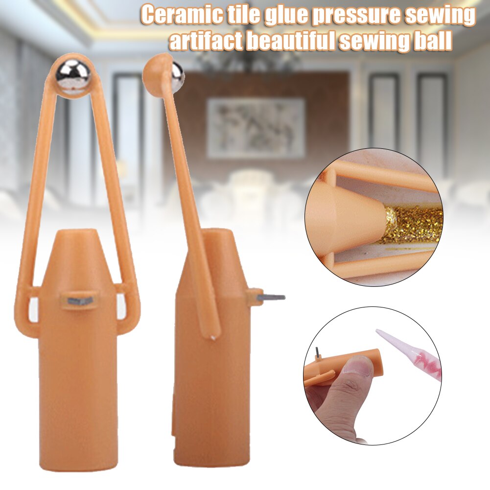 Floor Tile Glue Plastic Seaming Construction Tools Pressure Seamer Crimping Ball Beauty Seam Tile Decoration Tools TB Sa