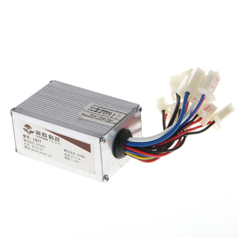 Dc 24V 250W Motor Speed Borstel Controller Voor Elektrische Fiets Scooter