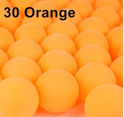 Pelotas de tenis de mesa de 2 estrellas, 30, 50, 100 Uds., 40 + mm, 2,8g, Ping pong Blanco, Naranja, pelota de entrenamiento avanzado para aficionados: 30 orange