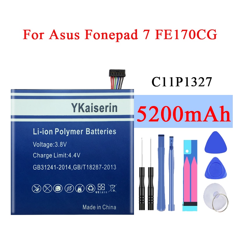 5200mAh di Ricambio Batteria tavoletta C11P1327 per Asus Fonepad 7 FE170CG me170C FE170 Fonepad7 K017 K012 Baterry + Traccia no