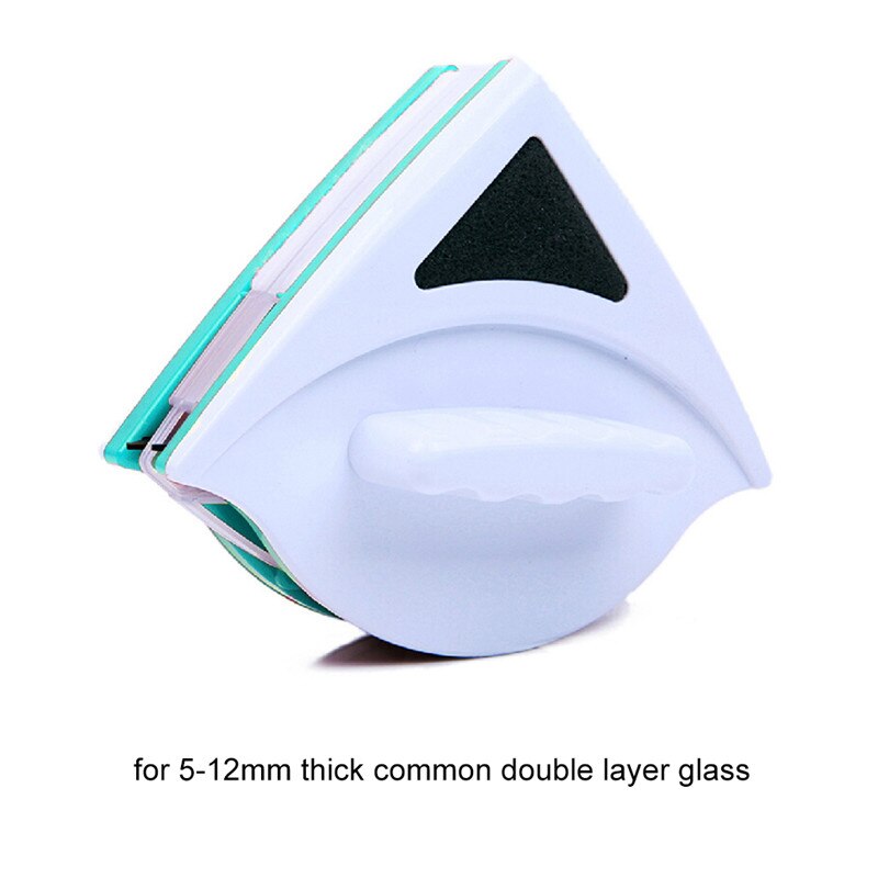 Dobbeltsidet magnetisk glasbørste husholdningsvinduesviskerglasrens til vask af vinduesglasrengøringsbørster: 5-12mm tykt glas