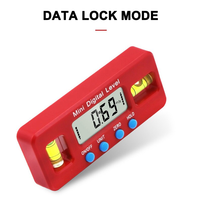 Mini Digital Level Electronic Angle Gauges Protractor Magnetic Base Automobile Test Tool SDF-SHIP