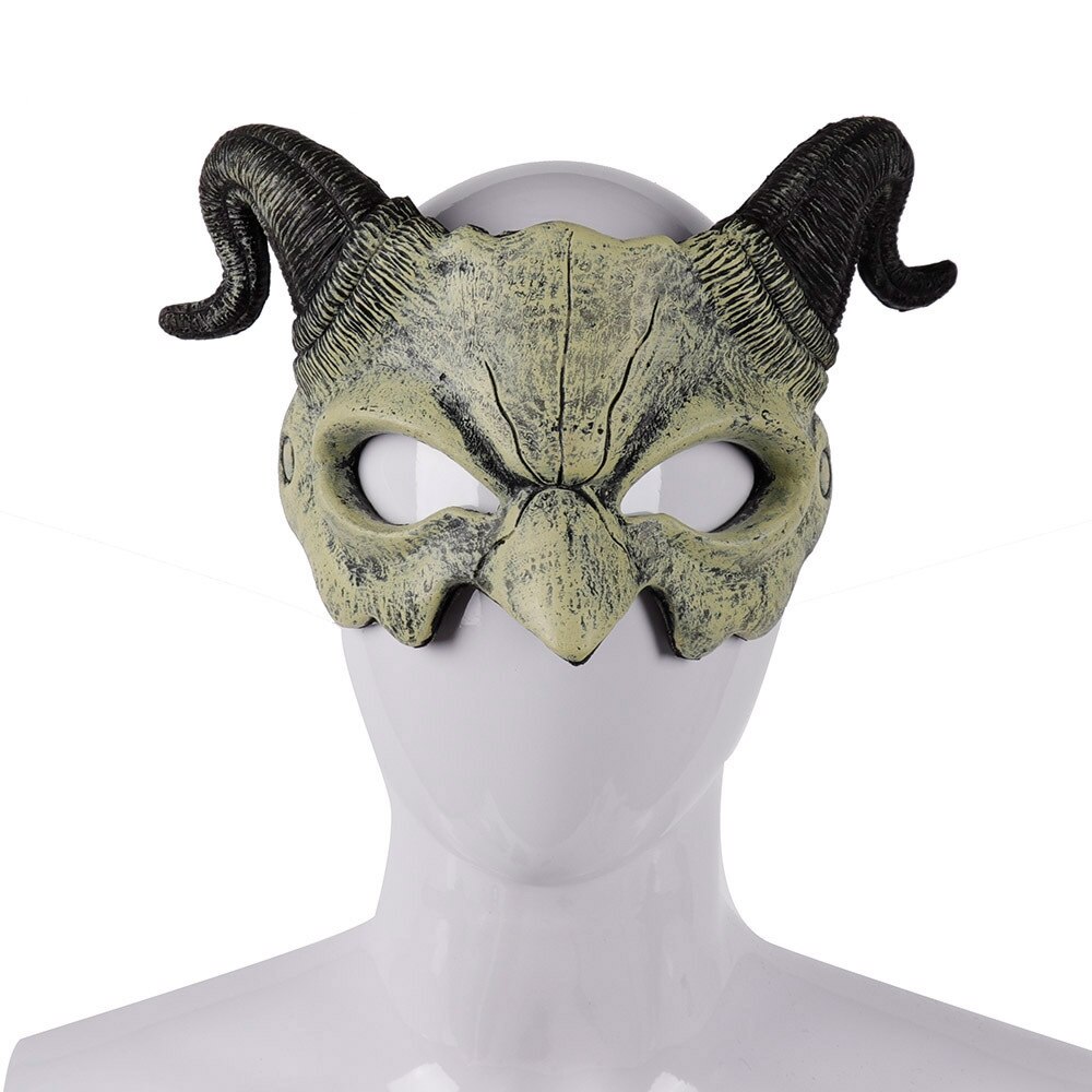 De Halloween máscara de Cosplay Shofar máscara de demonio de la PU máscara estilo británico Halloween de Carnaval puesta en escena de la máscara: 1
